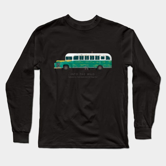 Into the Wild - Famous Cars Long Sleeve T-Shirt by Fred Birchal